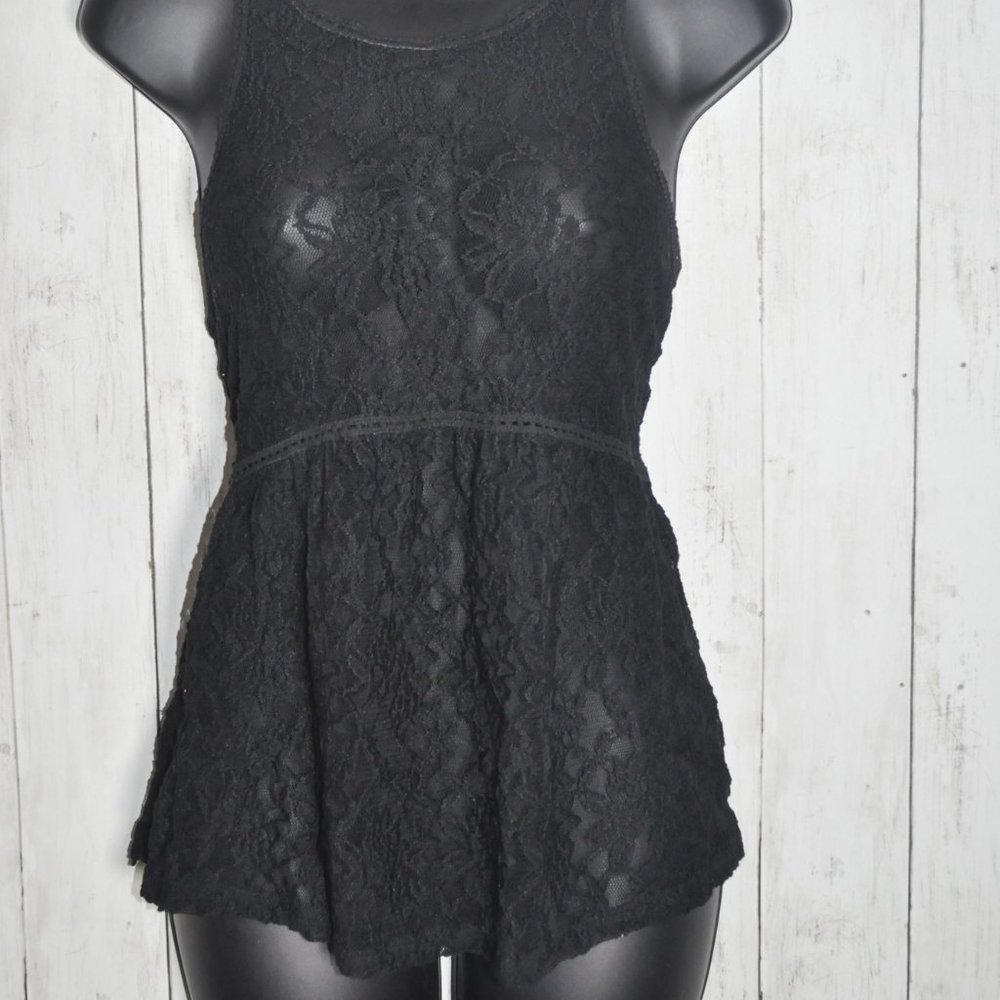 Express Lace Racer Back Tank Top